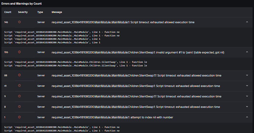 Peculiar errors about "MainModule" - Engine Bugs - Developer Forum | Roblox