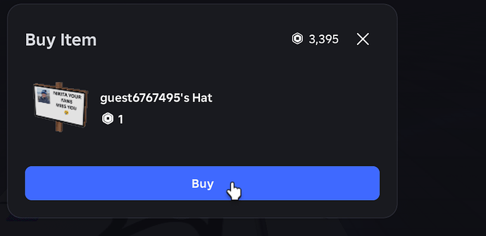 Mini Robux Tokens Avatar Creation Tokens Stuck At one Robux and I cant buy avatar item ...