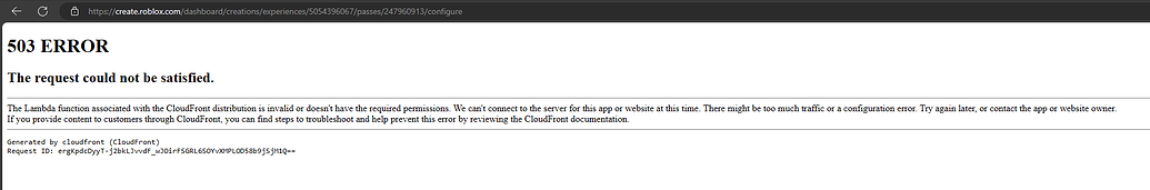 Create.roblox.com doesnt work - Platform Usage Support - Developer ...