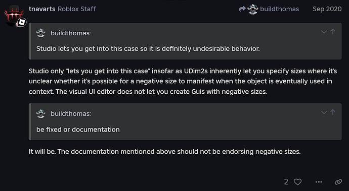 Negative Size Behavior with GUI Objects - Studio Bugs - Developer Forum ...