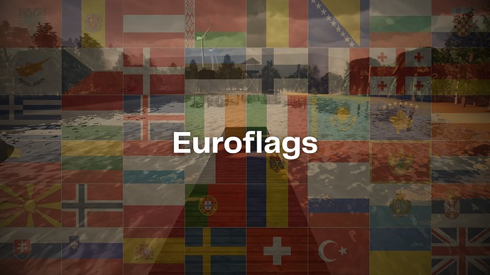 Euroflags poster