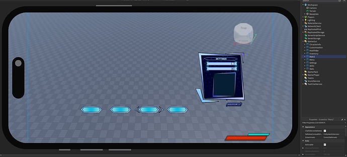 UI Not Scaling appropriately after sending it - Art Design Support ...