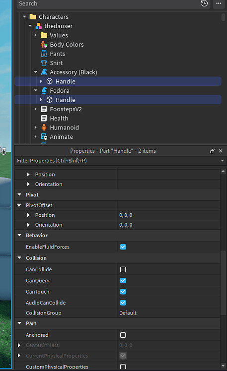 AudioCanCollide is enabled for character accessories - Engine Bugs ...
