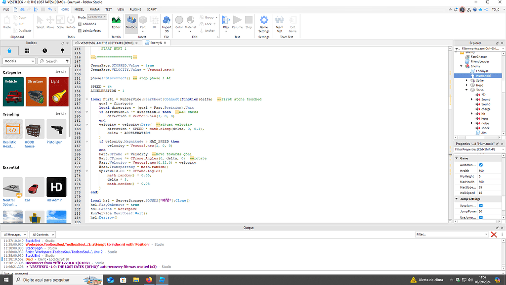 Conditioning issue - Scripting Support - Developer Forum | Roblox