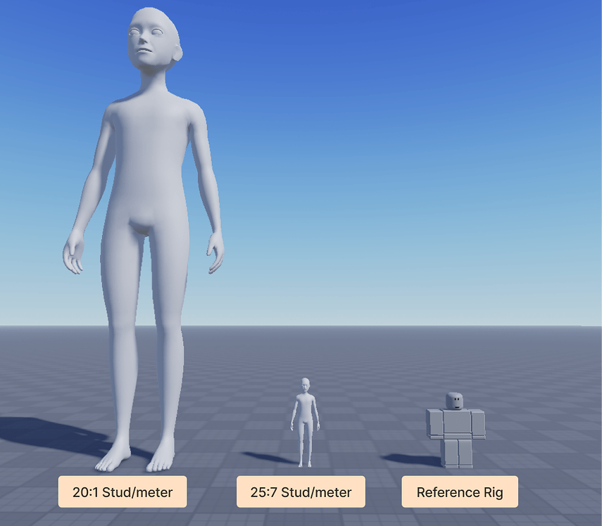 Normal Roblox R6 Scale More Control Over Importer: Custom Scale Factor and Updated Unit ...