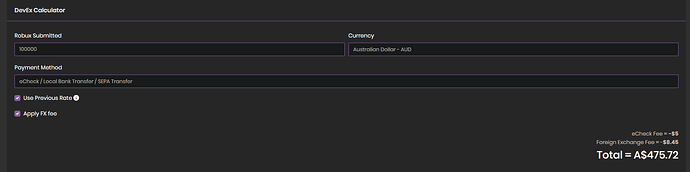 Simplest DevEx Calculator Community Resources Developer Forum Roblox 2 690x172 