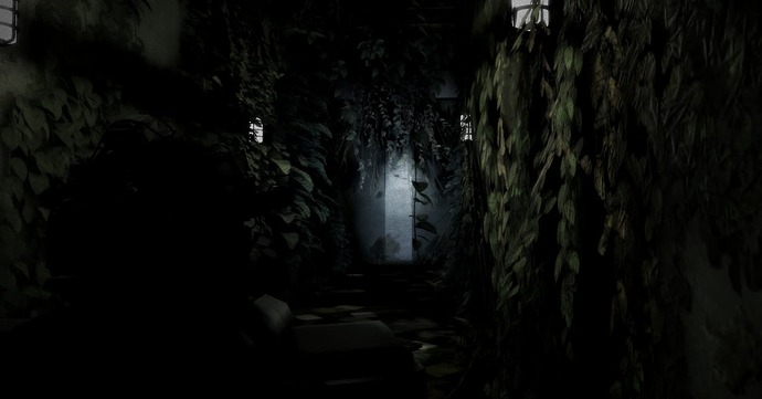 Hallway View of (Overgrown Heavy Fan Module | In-game)