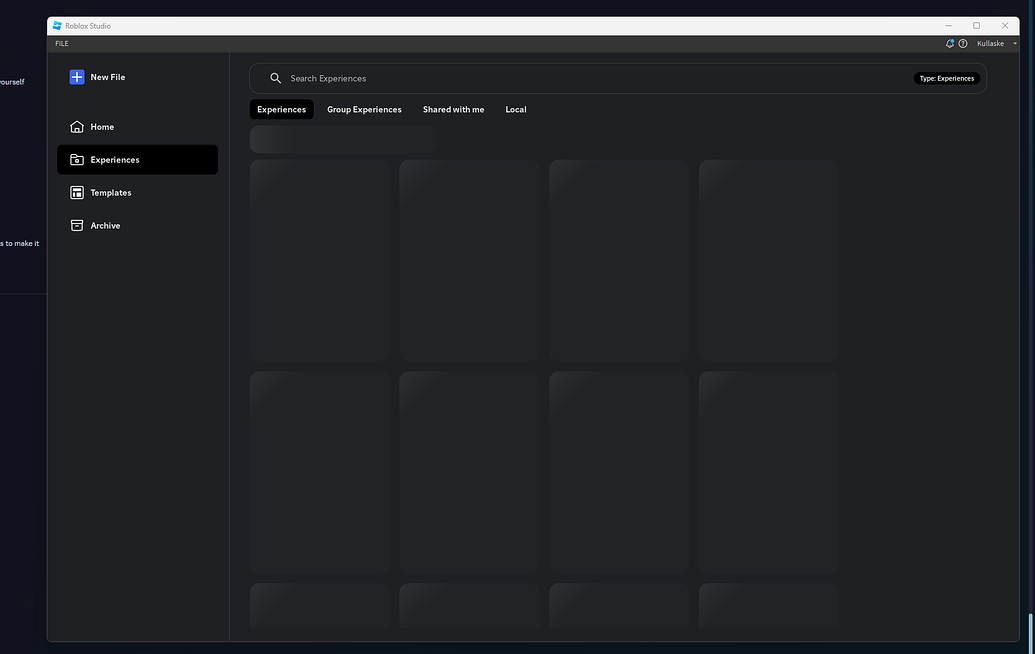 I can't see group experiences in studio and in create - Studio Bugs ...