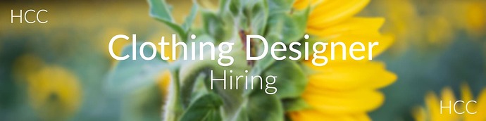 HiringClothingDesigner