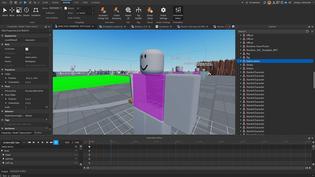 Issue with animation editor - Art Design Support - Developer Forum | Roblox