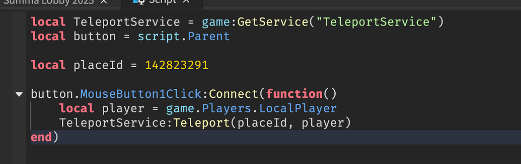 Teleporting the player to a restricted place - Scripting Support ...