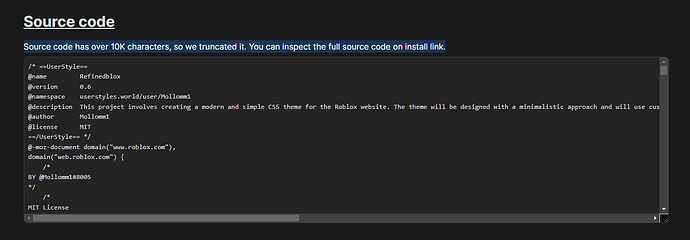 [0.6] Refinedblox - A Simple and Modern CSS theme, For the Roblox ...