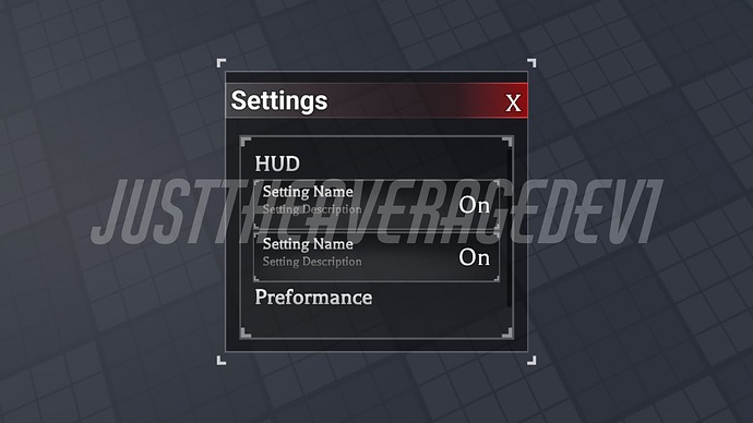 Modern Settings