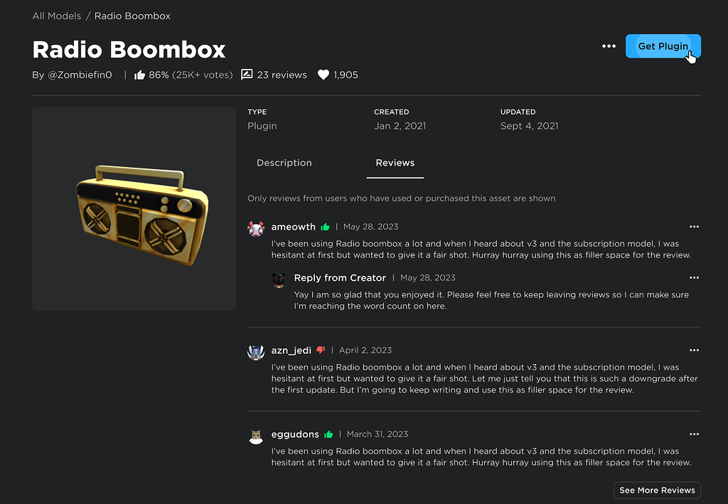 Introducing Trusted Reviews on Creator Marketplace - Announcements 
