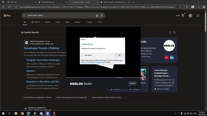 Error install