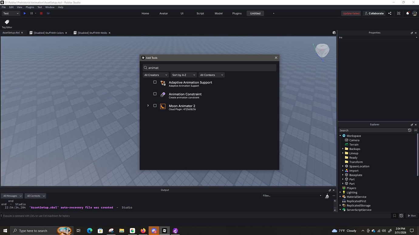 Where Is The Animator - Platform Usage Support - Developer Forum | Roblox