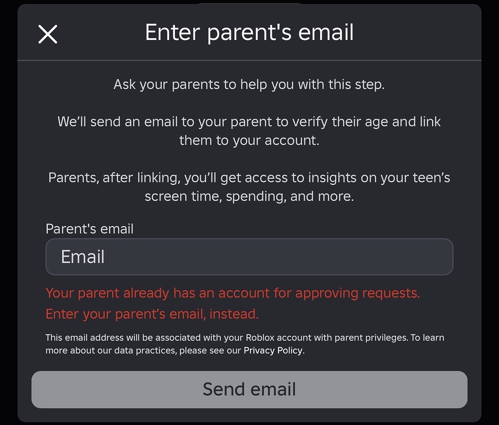 Parental Control Issue Bug Roblox Application And Website Bugs 2 1024x872 