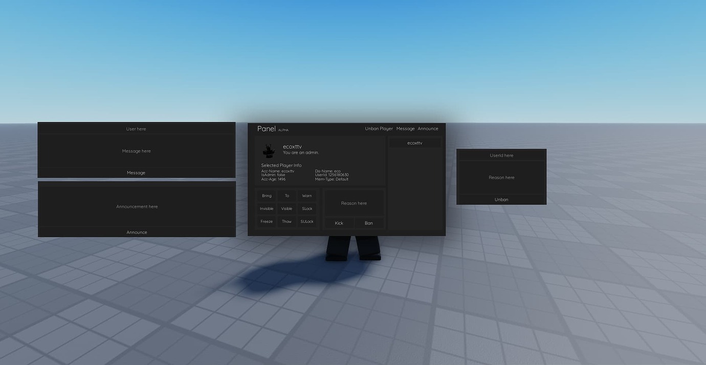 Admin Panel Feedback - Creations Feedback - Developer Forum | Roblox
