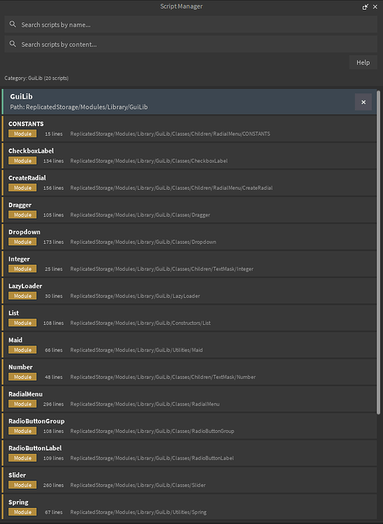 A file manager... for scripts! Script Manager! [V3] [Categories ...