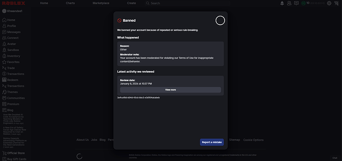Account Falsely Terminated And Appeals Ghosted Other Bugs Developer 2 690x326 