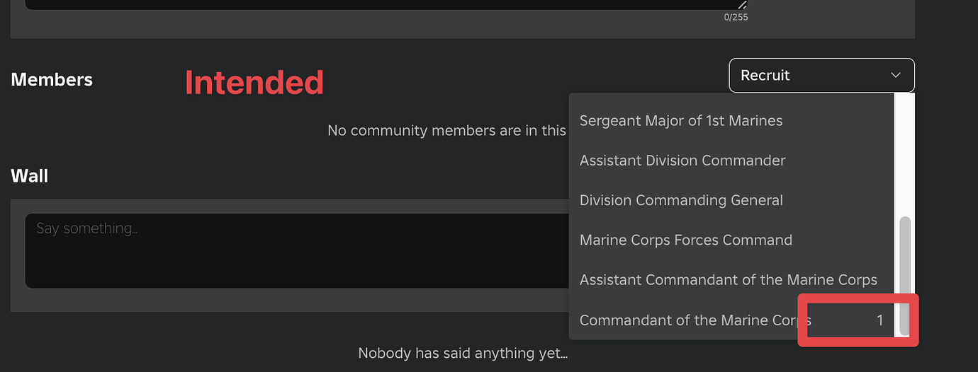 Roblox group role count totals missing - Platform Usage Support ...