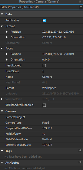 Locked camera in one place - Scripting Support - Developer Forum | Roblox