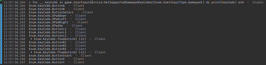 Gamepad ButtonA not working - Scripting Support - Developer Forum | Roblox