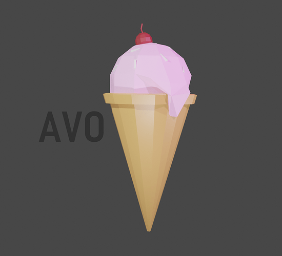 IceCreamStrawberryRender