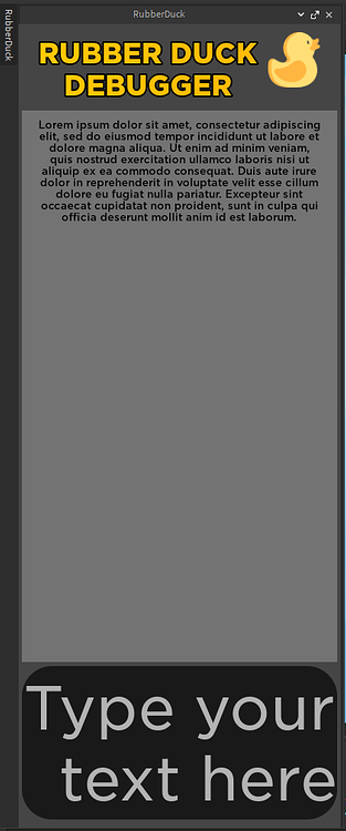 Rubber Duck Debugger Plugin - Community Resources - Developer Forum ...