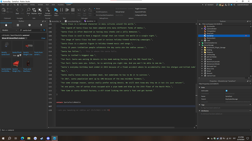 Weird spaces in script - Scripting Support - Developer Forum | Roblox