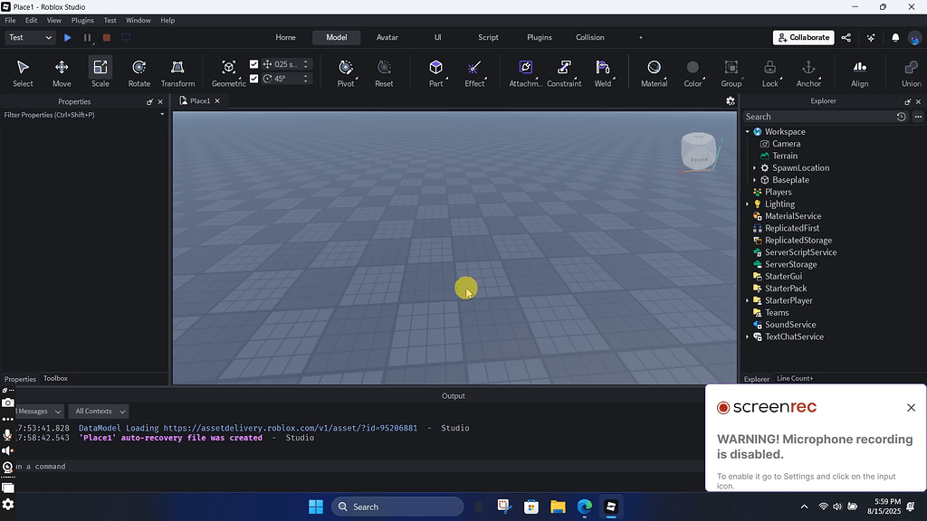 Rectangle Roblox Code Studio Not Allowing Me To Create Parts Other Than Rectangle. - Studio ...