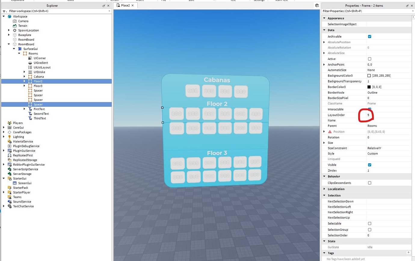 Something changed with UI layout logic. Breaking previously working GUI ...