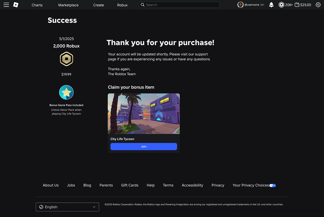 15 Robux Pass Opt-in Your Pass(es) for the Buy Robux page - Announcements - Developer ...