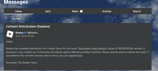 Roblox Moderation Keeps Taking Down My Models For NO Reason - Platform ...