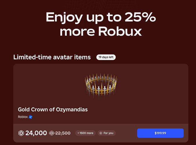 gold crown