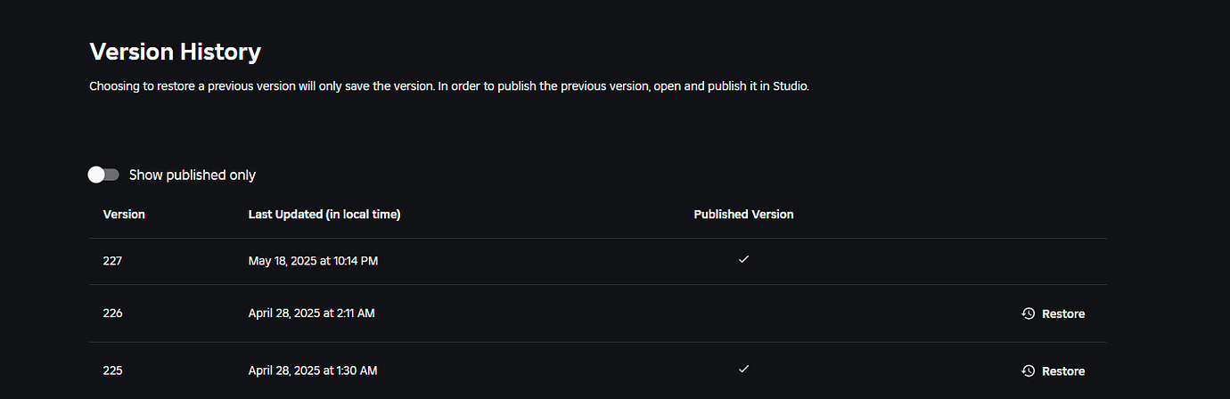 AutoSave Issues - Platform Usage Support - Developer Forum | Roblox