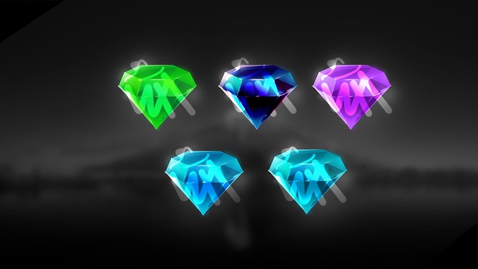 some diamonds