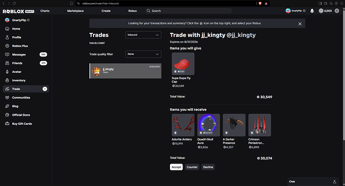 inbound trade