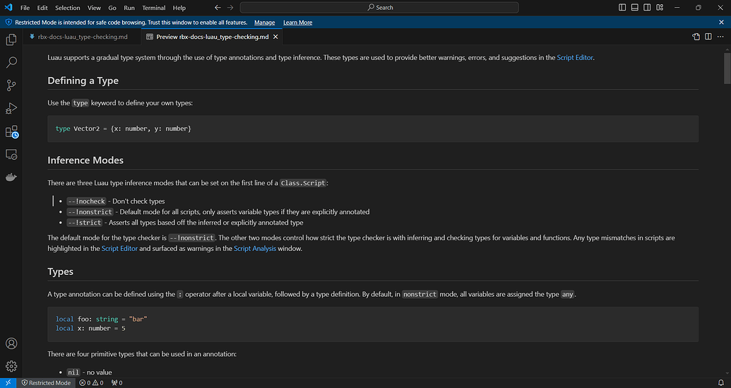 Where can I download the Roblox docs? Platform Usage Support