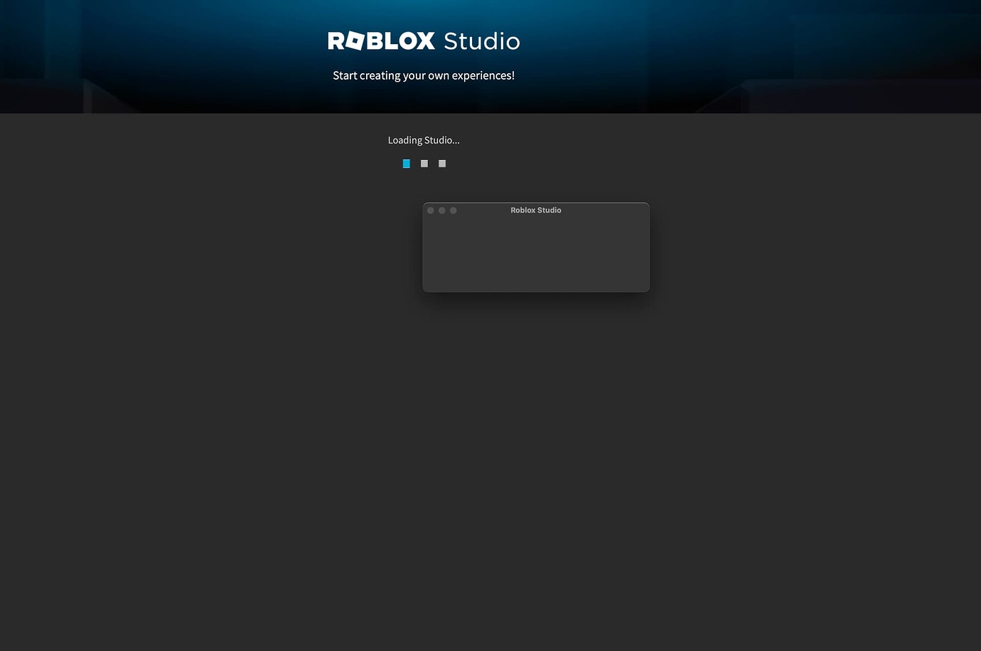 Roblox studio stuck on loading screen MacOS - Platform Usage Support ...