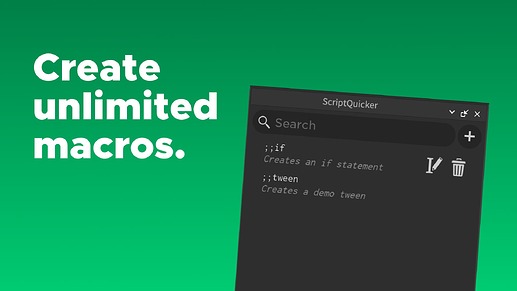 [PLUGIN] ScriptQuicker - Auto-fill your code! - Community Resources ...