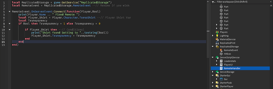 How do I make something local show to everyone? - Scripting Support ...