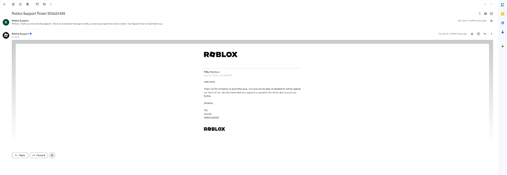 Account/Group Falsely Terminated - Platform Usage Support - Developer ...