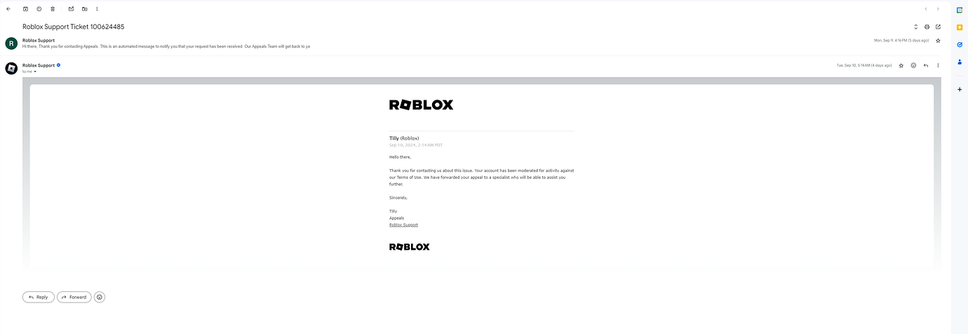 Account/Group Falsely Terminated - Platform Usage Support - Developer ...