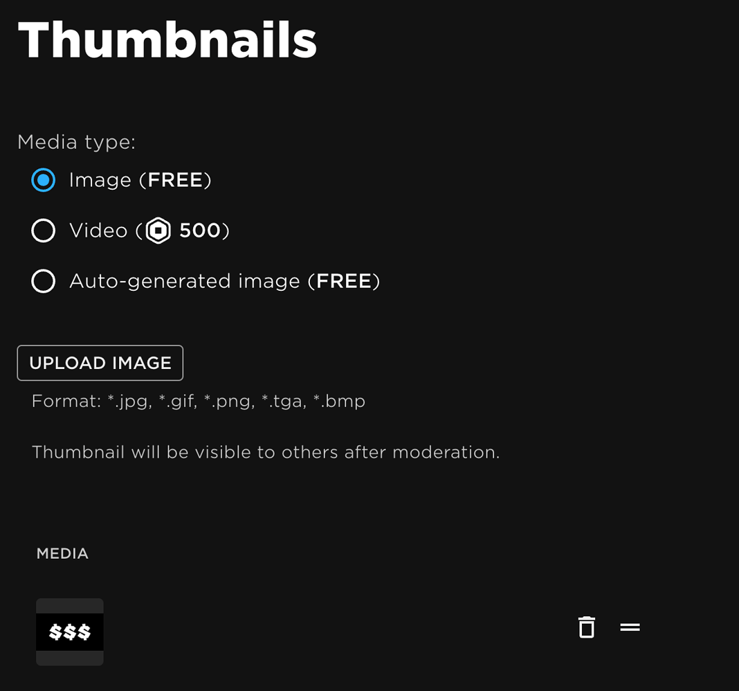 I can't delete my thumbnail - Platform Usage Support - Developer Forum ...