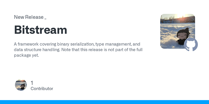 Bitstream – Binary Framework - Community Resources - Developer Forum ...