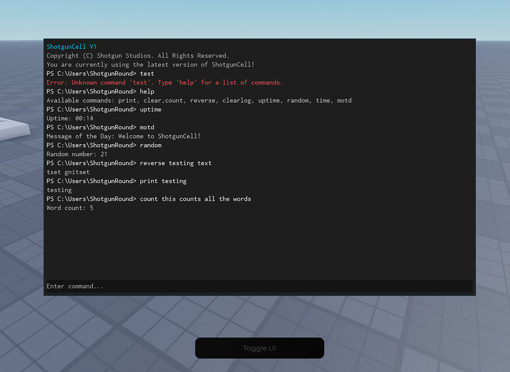 Command Panel [ShotgunCell V1] - Creations Feedback - Developer Forum ...