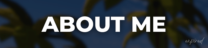 expired Portfolio About Me Banner