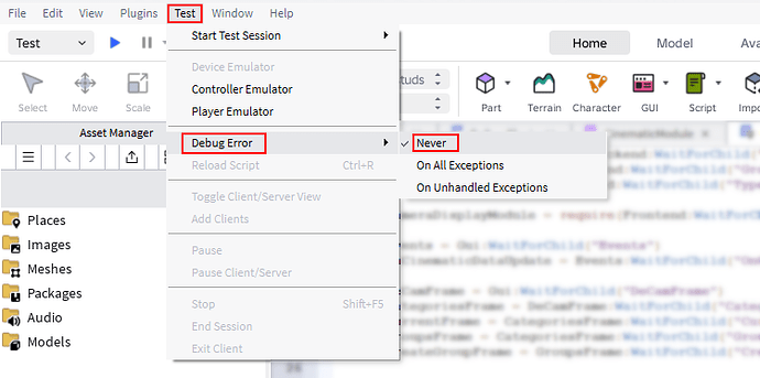 Issue: Rendering is paused for debugging - Community Tutorials ...