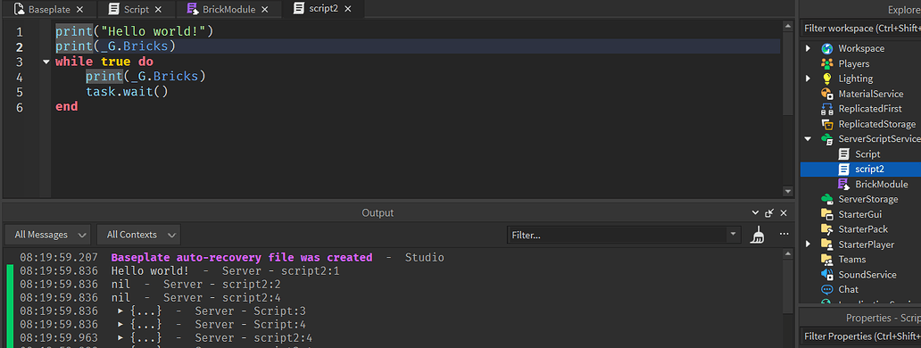 Creating a Global Table - Scripting Support - Developer Forum | Roblox
